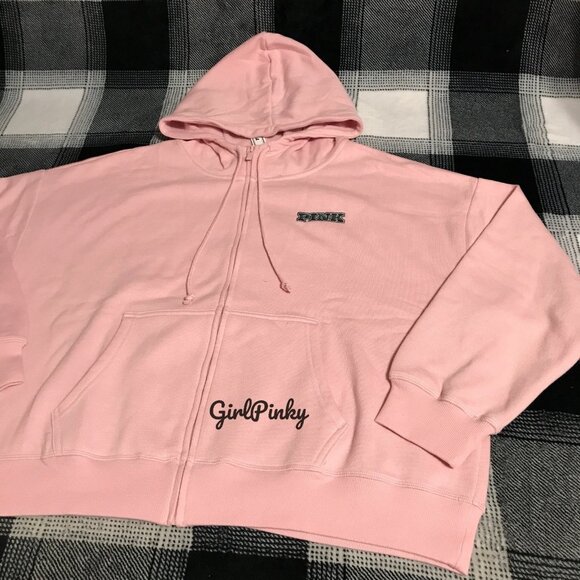 PINK Victoria's Secret Sweaters Vs Pink Chalk Rose Full Zip